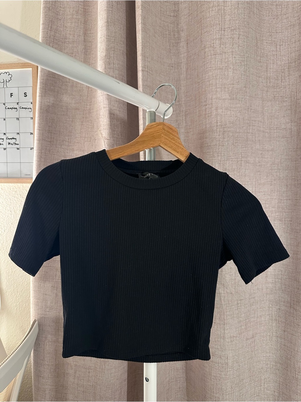 Black Cropped Top